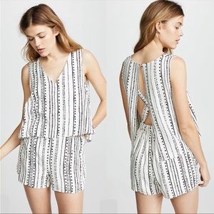 Cupcakes and Cashmere Joann Cutout Layered Romper